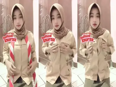 bokep Hijab Laura Seragam Pramuka Remes Toket Colmek